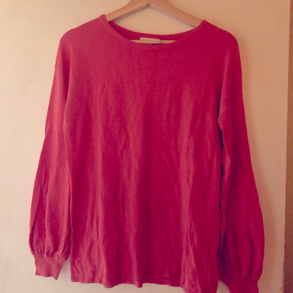 Pink 14th & Union Long Bell Sleeve Sweater